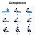 thumbnail image 6 of Outdoor fleece sleeping bag 180x80cm single down sleeping bag inner lining warm sleeping bag outdoor camping and travel supplies, 6 of 9