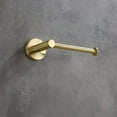 thumbnail image 4 of Bathroom Toilet Paper Holder - Wall Mounted Brass Roll Holder - Brushed Gold Finish - Renaissance Revival Style, 4 of 5