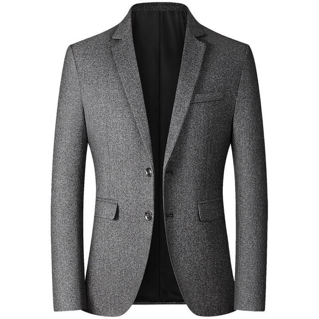 Chaqueta de traje informal para hombre, chaqueta fina de primavera y otoño, chaqueta de estilo occidental