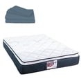 thumbnail image 1 of Colchón King Size Spring Air Monaco + Sábanas Basic Azul Acero, 1 of 8