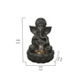 thumbnail image 6 of 35In Ganesha Sculptural Outdoor Fountain with Warm White LEDS, 6 of 6