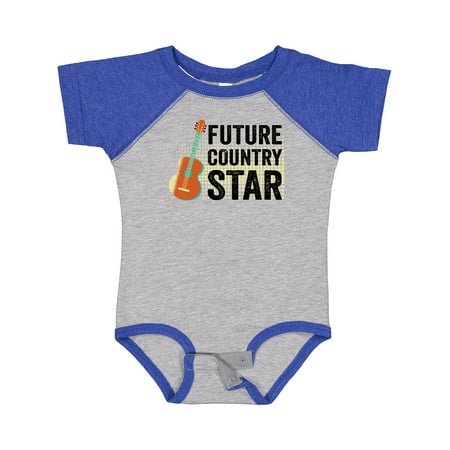 

Inktastic Guitar Music Future Country Star Boys or Girls Baby Bodysuit