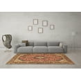 thumbnail image 3 of Ahgly Company Indoor Rectangle Medallion Brown Traditional Area Rugs, 2' x 5', 3 of 4