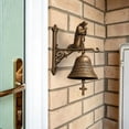 thumbnail image 6 of CaiYueKe Vintage Style Jesus Doorbell Hanging - Rustic Garden Patio Porch Wall Mounted Chime Ornament, Weather Resistant Resin Decoration for Home Exterior Yard and Entryway, 6 of 6