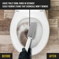 thumbnail image 5 of Dura-Gold Extra Long Handle Pumice Stone Toilet Bowl Cleaner Brush, 2 Pack - Cleaning, Scouring Stick, Removes Hard Water Ring Stains, Calcium, Limescale, Rust - Clean Tub, Sink, Tile, Pool Grout, 5 of 6