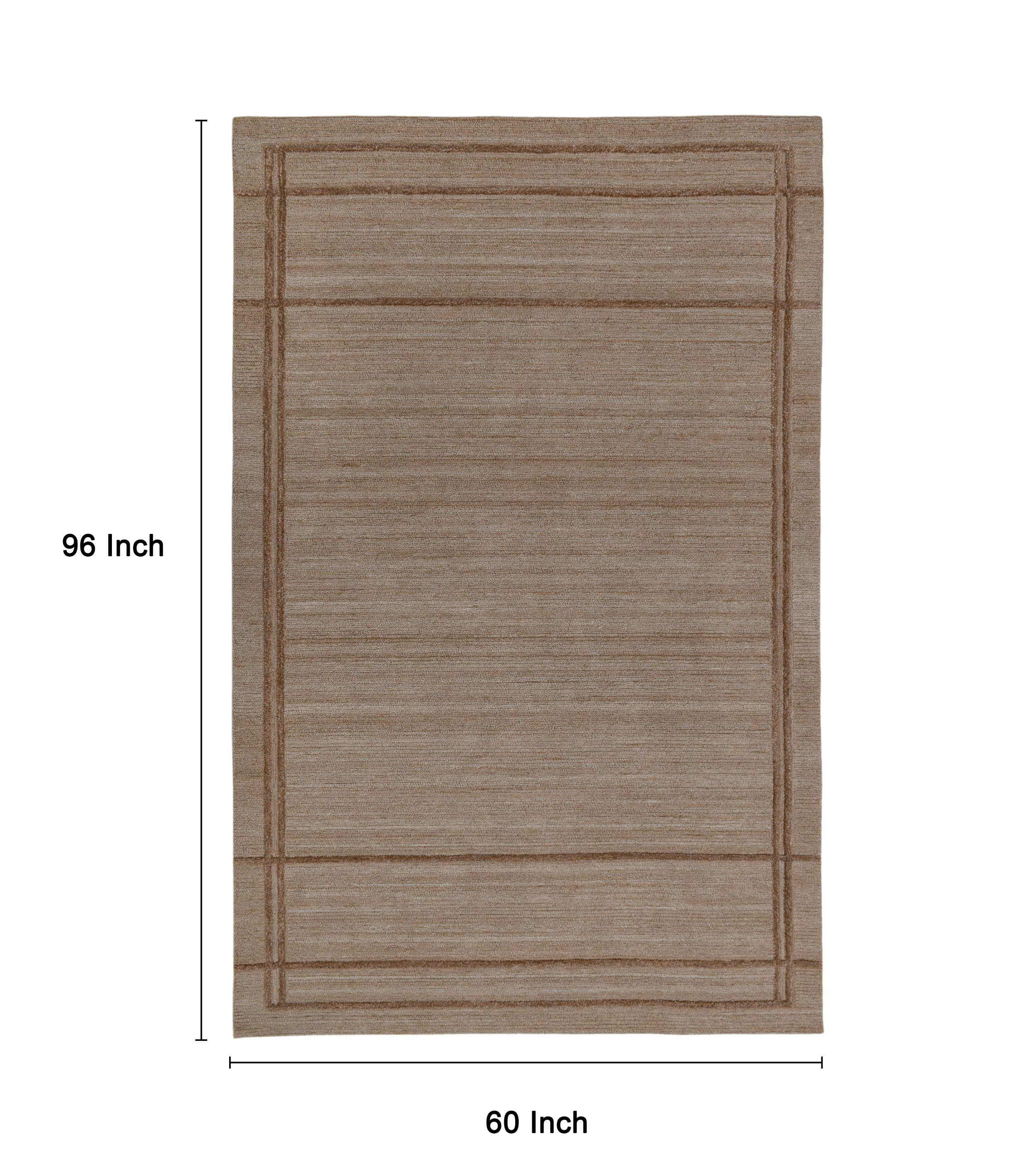 Better Homes & Gardens 5' x 8' Corte Border Area Rug, Beige
