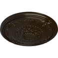 thumbnail image 3 of Ekena Millwork 26 1/4"OD x 3 1/4"P Athens Ceiling Medallion (Fits Canopies up to 3 5/8"), Hand-Painted Bronze, 3 of 5