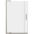 thumbnail image 3 of Kohler 707536-L-BNK 74 x 40 in. Revel Pivot Shower Door with 0.31 in. Thick Crystal Clear Glass - Anodized Brushed Nickel, 3 of 7