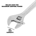 thumbnail image 3 of GreatNeck Adjustable Wrench, Drop Forged Steel, 6 inch, 3 of 9