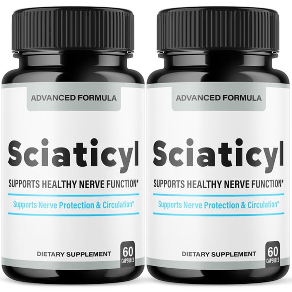 Sciaticyl Advanced Nerve Health Support Pills Natural Vitamin Supplement 120 Capsules