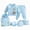 A122-Light Blue, variant on Zuwimk Baby Layette Clothes Set - 7 Piece New Born Boy Girl Gift Set, Baby Clothes Outfits & Newborn Essentials Must Haves - Newborn Clothes(A122-Light Blue)