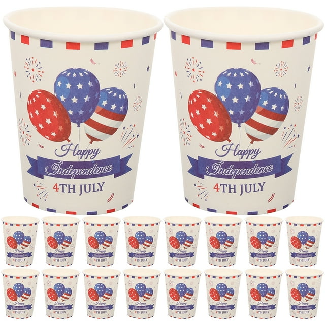 SHISUYAN Outdoor Activities Paper Pulp Cups Assorted Color For Party Supplies 48Set 3.3X2.9X2.9in