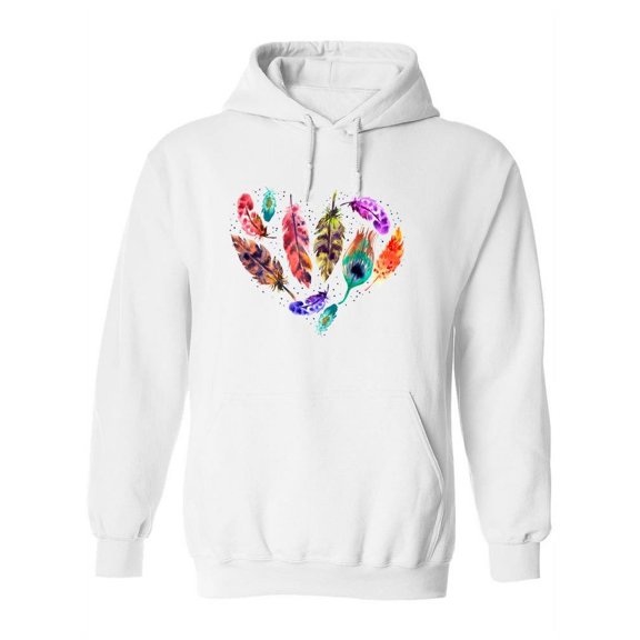 Feathers. Hoodie Women -Image by Shutterstock, Female 4X-Large