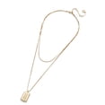 thumbnail image 2 of WEAR by Erin Andrews x Baublebar Chicago Cubs Dog Tag Necklace, 2 of 2
