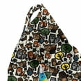 thumbnail image 5 of Woodsy Lounger Chair Bag, Cartoon Style Woodland Creatures with Trees Plants Funny 's Pattern, High Capacity Storage with Handle Container, Lounger Size, Multicolor, by Ambesonne, 5 of 5