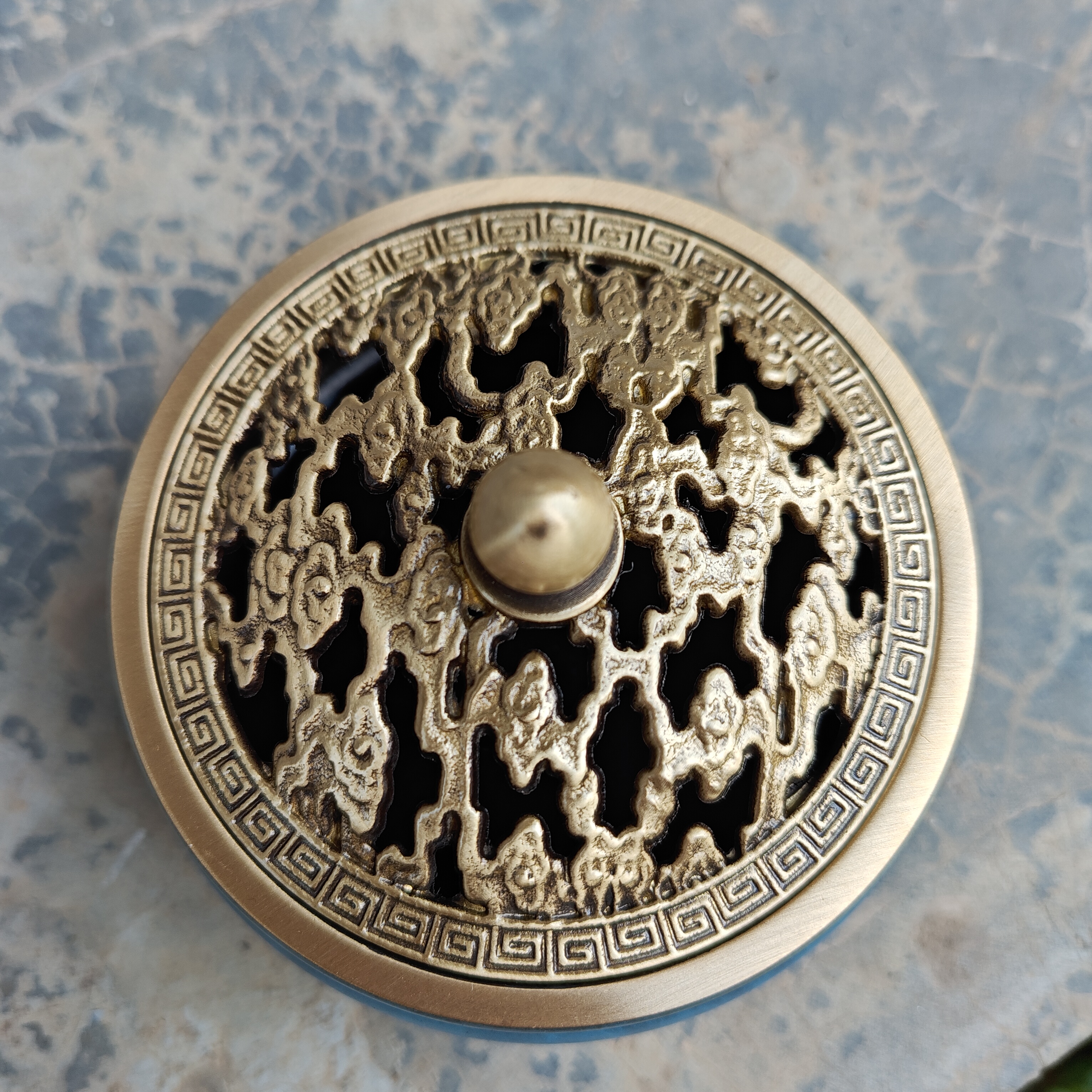 Vintage Bronze Buddha Censer Incense Burner Unique Ritual  Incense holder, Tibet culture Brass Ash catcher censer Incensory Decorative kk057