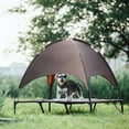 thumbnail image 4 of Elevated Pet Dog Bed Tent with Canopy, Pet Puppy Bed Outdoor Tent House, Breathable Portable Dog Cushion with Sun Canopy Double-Layer Camp Tent, 4 of 16