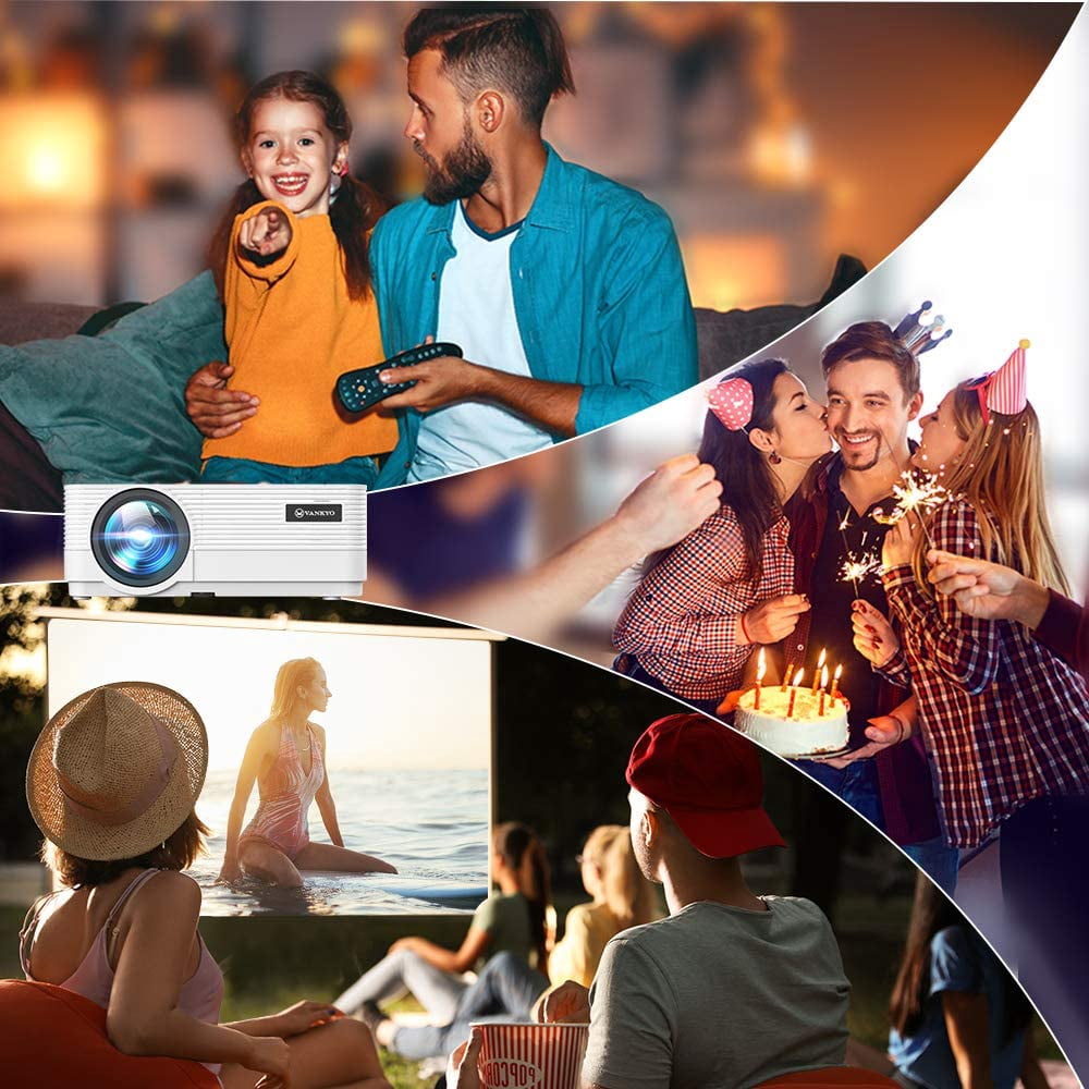 VANKYO Leisure 470 Mini Wireless Projector 250" Display,  Synchronize Smart Phone Screen, Full HD 1080P Supported