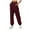 Brown, variant on Hauaitttt Women Solid Color Joggers Elastic Waist Drawstring Sweatpants Casual Long Pants Cropped Pants for Women Casual Linen Sweatpants plus Size Women Sweat Pants Women Casual plus Size Business