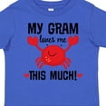 thumbnail image 4 of Inktastic My Gram Loves Me Grandchild Boys or Girls Toddler T-Shirt, 4 of 5