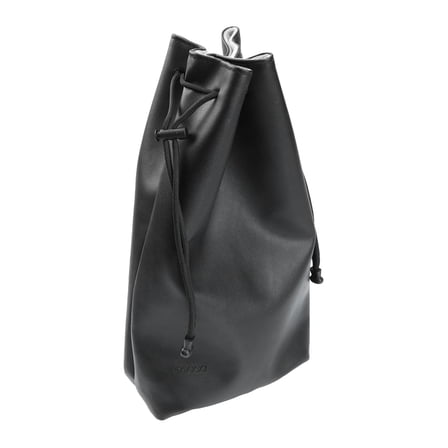 ULTNICE Blow Dryer Bag Black Pu Leather 1Set Portable Hair Tool Organizer For Travel Use