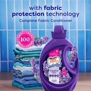 Suavitel Complete Liquid Fabric Softener, Fabric Conditioner, Soothing Lavender Scent, 100 fl oz