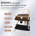 thumbnail image 2 of For BMW A 4 buttons X1 X3 X5 X6 X7 1 3 5 6 7 Series G20 G30 G11 F15 F16 G01 G02 F48 Zinc alloy+leather Car Remote Key Case Cover, 2 of 9