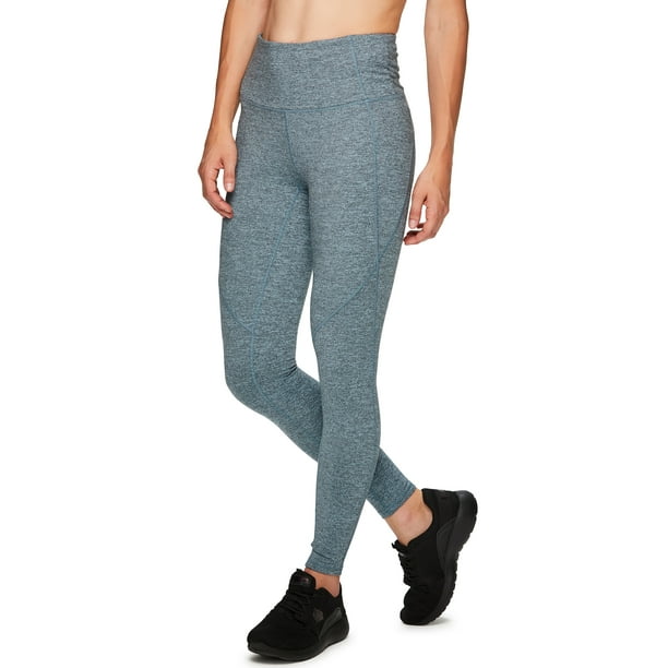 RBX - RBX Active Women's Super Soft Peached Space Dye Full Length Workout Running Yoga Legging