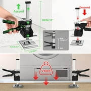 LUCKUP Hand Jack Lifter Arm Tool Lift 2PCS Labor Saving Arm, Multi-Function Height Adjustment Lifting Device for Positioning Aid, Cabinet Jack and Board/Door Lifter Tool, Man's Labor Saving Tool Gift