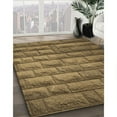 thumbnail image 3 of Ahgly Company Machine Washable Indoor Rectangle Transitional Cinnamon Brown Area Rugs, 8' x 12', 3 of 7