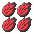 thumbnail image 1 of VERDANVERSE 4 Pcs Raquettes de Tennis Rouges Amortisseurs pour Contrôle et Confort Améliorés, 1 of 8