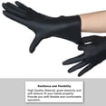 thumbnail image 3 of Guantes de nitrilo, 100 unidades, guantes desechables de nitrilo negros, pequeños Rojo Verde MX-0127330FYD, 3 of 5