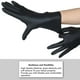 thumbnail image 3 of Guantes de nitrilo, 100 unidades, guantes desechables de nitrilo negros, pequeños brillar  Electrónica, 3 of 5