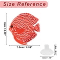 thumbnail image 7 of Unique Bargains Artificial Glowing Fish Floating Fake Fish Ornament Aquarium Artificial Fish Red 1 Set, 7 of 7