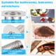 thumbnail image 3 of Toystoory Malla de filtro de drenaje de acero inoxidable de 2 piezas para fregadero de cocina amplia aplicación alto efecto de filtrado Accesorios de baño, 3 of 6