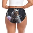 thumbnail image 3 of Womens Underwear Cat Astronaut In Space Cuteness No Show Seamless Underwear for Women, Soft Stretch Women's Panties, Hipster Ladies Panties Bikini Underwear Briefs, 3 of 6
