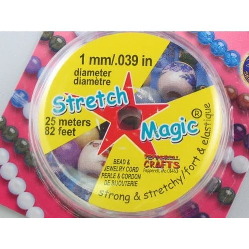 Stretch Magic 1mm Brading Cord, 25m