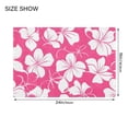 thumbnail image 6 of Ryvnso Elegant Flowers-r9 Bathroom Shaggy Rugs Toilet U Shape Mat Soft Contour Rug 20"x24", 6 of 9