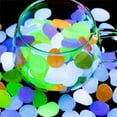 thumbnail image 4 of Fasiaou Store Glow in The Dark Rocks for Outdoor Decor, Self Luminous Pebbles for Walkways, Gardens, Driveways, DIY Vase Fillers, Long Lasting Glow Stones, Solar Charged Decorative Stones, 4 of 5
