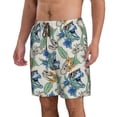 thumbnail image 2 of Naloa Dinosaurs And Leaves Men's Beach Shorts, Surfing shorts, Swim trunks, Quick Dry Swim Trunks for Surfing Beach Fun - X-Large, 2 of 9