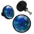thumbnail image 2 of 4 Pcs Galaxy Knobs for Kitchen Cabinet Cupboard Dresser Bookcase Drawer Pulls Handles Round Home Decor, 2 of 5