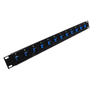 12 Port SC Simplex Fiber Optic Cable Patch Panel Singlemode (Loaded 1u) 19