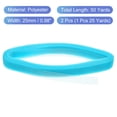 thumbnail image 2 of Uxcell 50 Yards 1 Inch Wide Polyester Horsehair Braid, 2 Roll Stiff Horsehair Braid for Sewing, Light Blue, 2 of 7