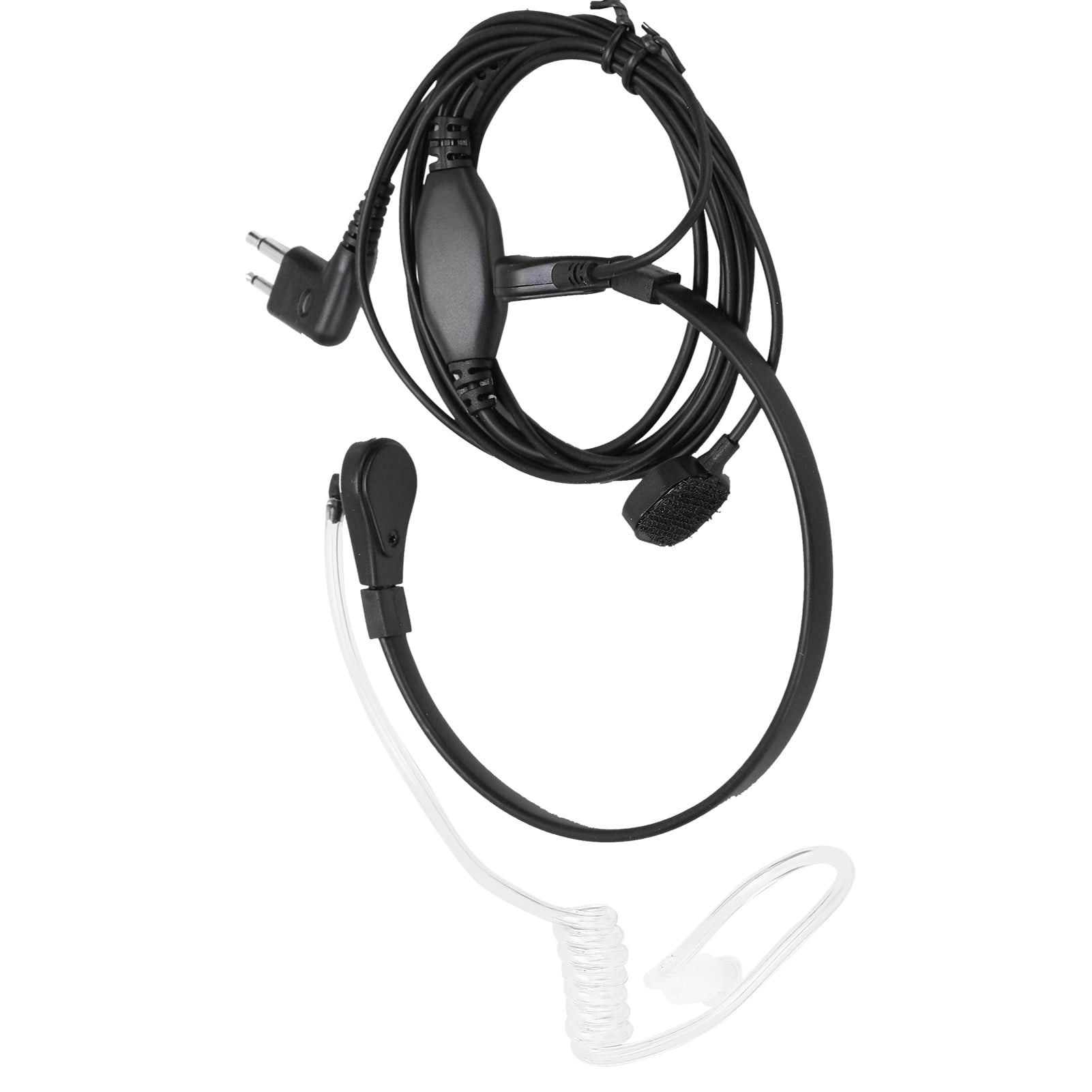 2 Pin Talkie Headset, Comfortable Wearing High Sound Clarity Security