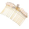 thumbnail image 4 of EeaseCA Bridal Hair Comb Rhinestone Hair Comb Wedding Hair Accessory Crystal Hair Side Comb, 4 of 7