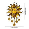 thumbnail image 3 of Hanging Sunflower Suncatcher Window Decor Acrylic Ornament, Light Reflecting Easy Hang Durable Decorative Accent, for Window Door Patio Home Garden Decor, 3 of 6