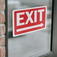 thumbnail image 4 of (2 Pack) Exit Right OSHA ANSI Sign 5 Inch X 3.5 Inch Vinyl Label Decal Sticker Weather Resistant, UV Protected for Workplace, Business, and Construction Site, Made in the USA, 4 of 7