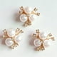 thumbnail image 5 of Minnieouse Conector de cristal de perla de aleación de 10 piezas, fabricación de joyería DIY, colgante, accesorio para encontrar, collar, con Ropa, zapatos y accesorios Miscelánea Plata Minnieouse AP015998-01, 5 of 6