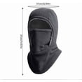 thumbnail image 4 of Unisex Windproof & Warm Balaclava Ski Mask for Men Women Fleece Face Covers Outdoor Neck Warmer Ear Protection, 4 of 7