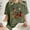 Army Green#3, variant on Womens Tops under $5,Womens T Shirts Clothes $5,Women's Fashion Summer Round Neck Drop Sleeves Leisure Short Sleeve Flower Printing Tops Blue L